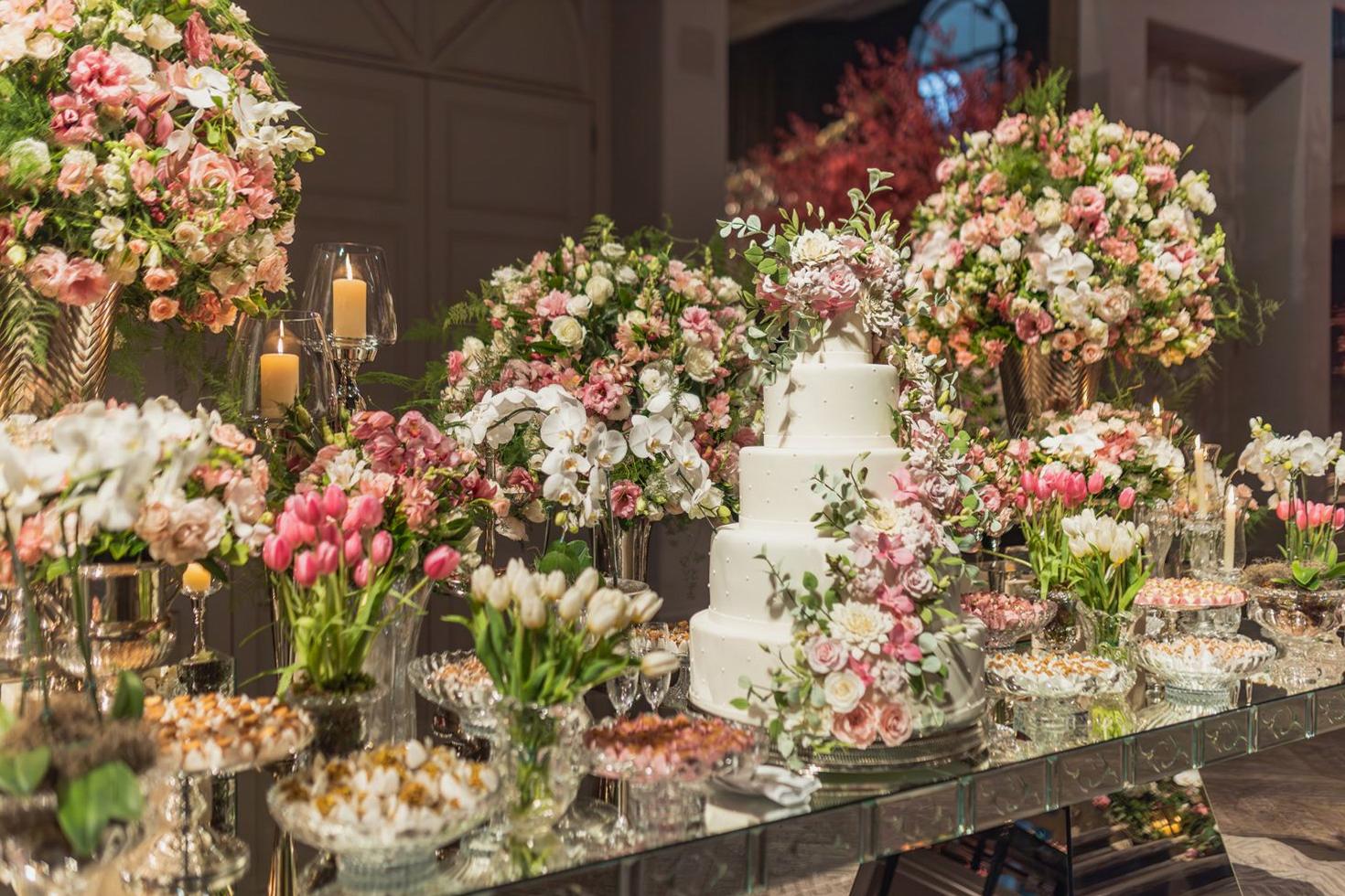 Wedding floral styling