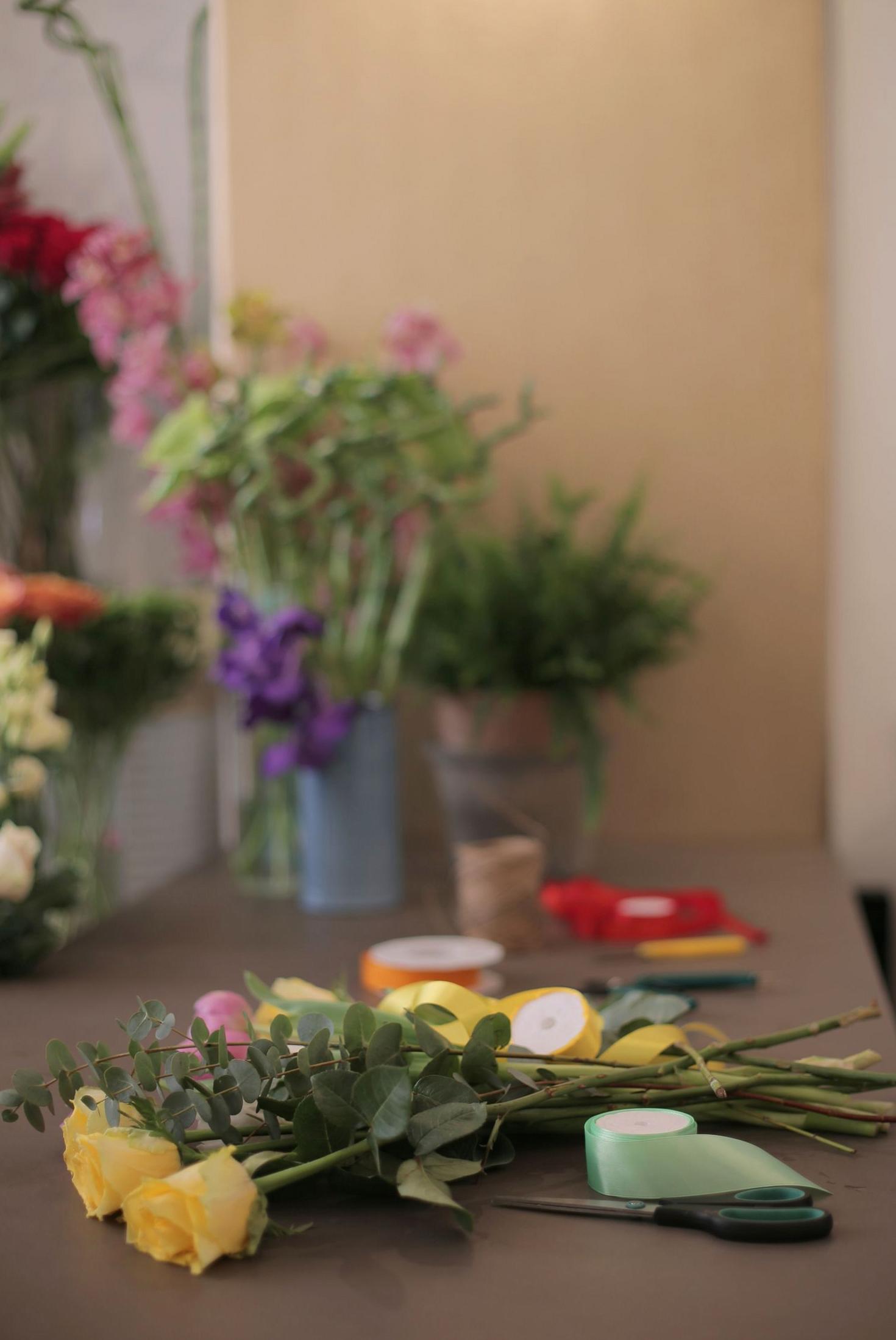 Yellow roses